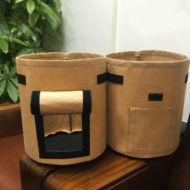 고구마 감자키우기 부직포 화분 2p세트(30x35cm) (브라운) 화분부직포커버 가정용부직포화분
