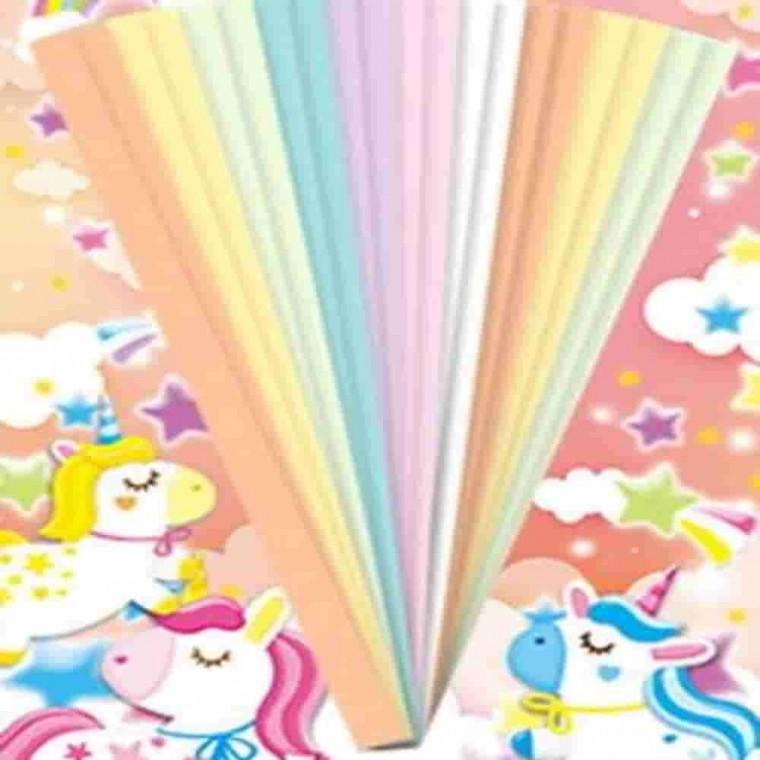 별접기 10개 1세트 종이별 학알접기 띠색종이