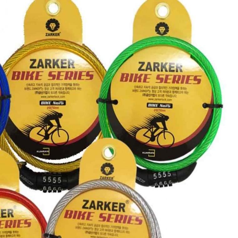 자전거열쇠 휴대용자물쇠 비밀번호자물쇠 자전거자물쇠 번호식 ZKNo75