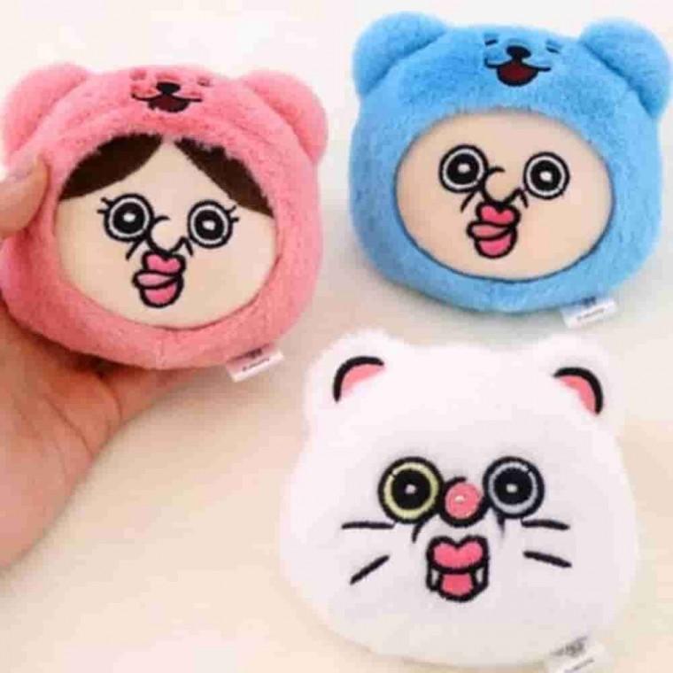 탈을 쓴 빵빵이 핫팩인형 휴대용핫팩 핫팩선물 겨울선물