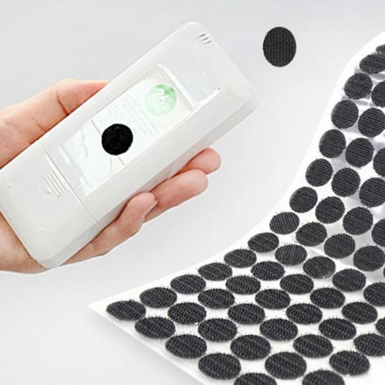 원형 접착 찍찍이 테이프 10 20 30(mm) 20 60 100쌍