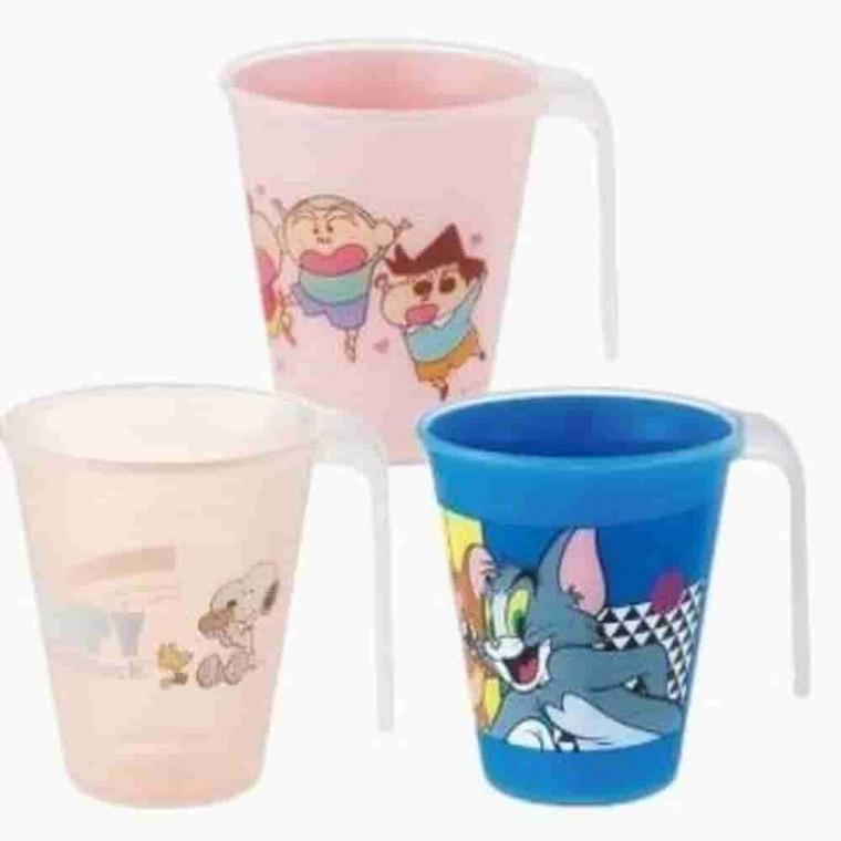 짱구 손잡이 컵 260ml 다회용컵 양치컵 짱구물컵
