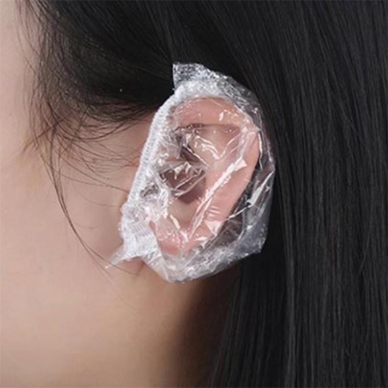 귀 비닐커버 염색귀마개비닐캡 샤워귀덮개 염색귀커버 일회용귀마개비닐캡 귀비닐커버