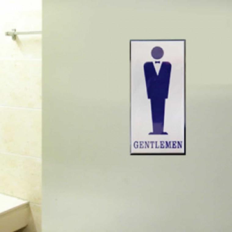 GENTLEMEN 화장실사인 남자화장실표지판 화장실표시판 화장실로고 화장실간판
