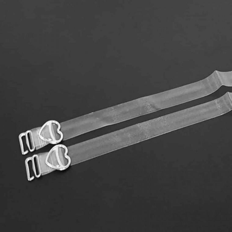 투명 무광 브라끈 1.5cm 패션브라끈 브래지어