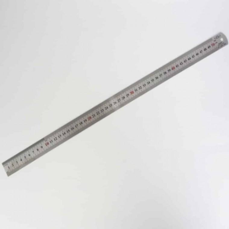 스틸자 50cm 스텐직자 철제자