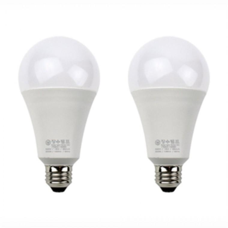 led등 장수LED벌브 15W 전구색(오렌지색)