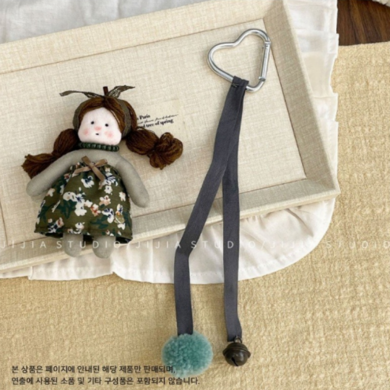 귀여운 인형 가방 참장식 고급 백팩 키링