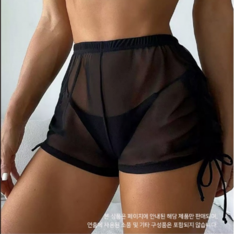 여성 비키니 커버업 여름 휴양지 수영복