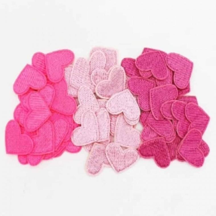 하트 패치 분홍 패치와펜 패치마크