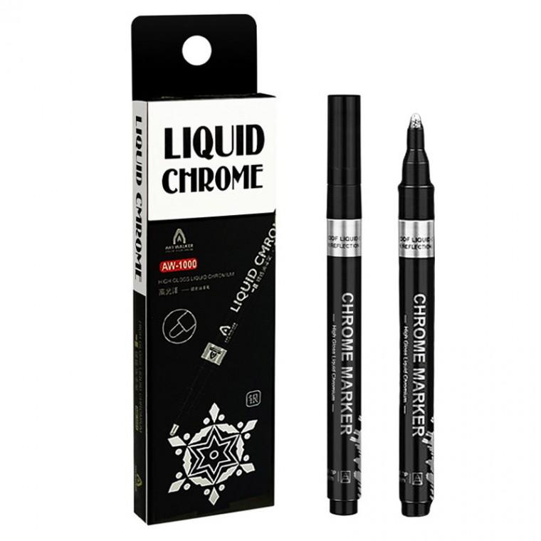 유성 메탈 마카 펜 크롬 마커펜 1mm M12872