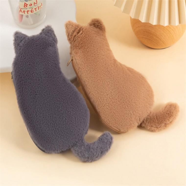 귀여운고양이필통 고양이 필통 브라운
