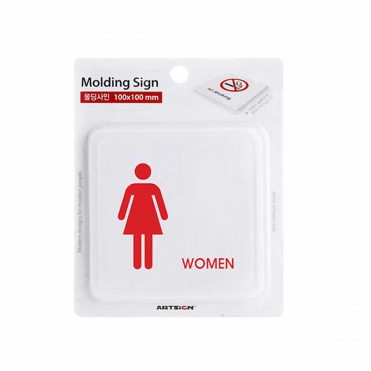 화장실 WOMEN 몰딩 화장실안내판 여자화장실표시 여성화장실표지판 남여화장실표지판 여자화장실안내