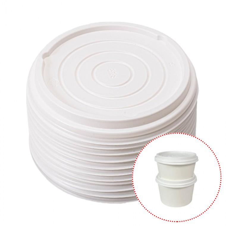 분식 용기 뚜껑만 10p 520 750ml 공용 일회용 떡볶이 국물용기 밥공기 도시락 테이크아웃 분식용기뚜껑