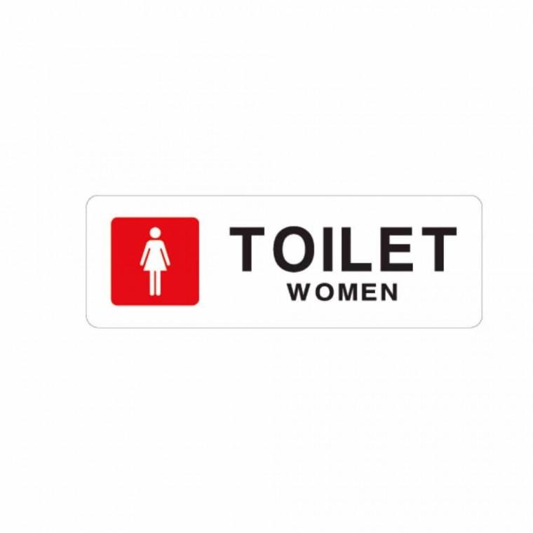 TOILET WOMEN 화장실사인 여자화장실표지판 화장실마크 화장실안내판 화장실표시