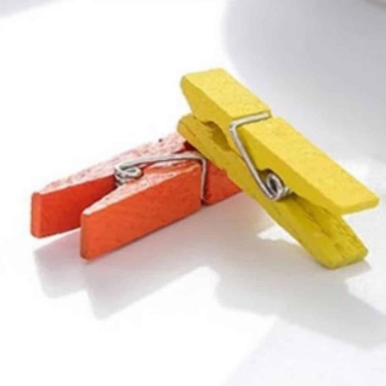 3.5cm 나무 집게 50P 메모집게 강력집게