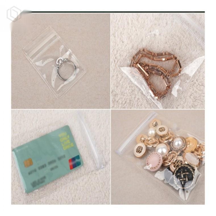 PVC 지퍼백 악세사리 소분 및 보관용 작은지퍼백 소품가방 다용도백