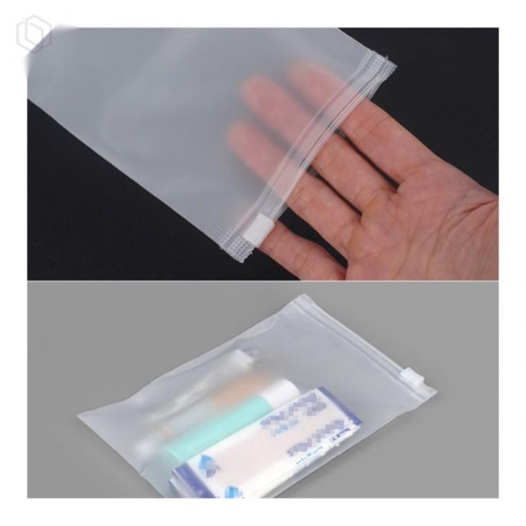 반투명 PVC 지퍼백 파우치 10x15cm 화장품파우치 포장용기 수납가방