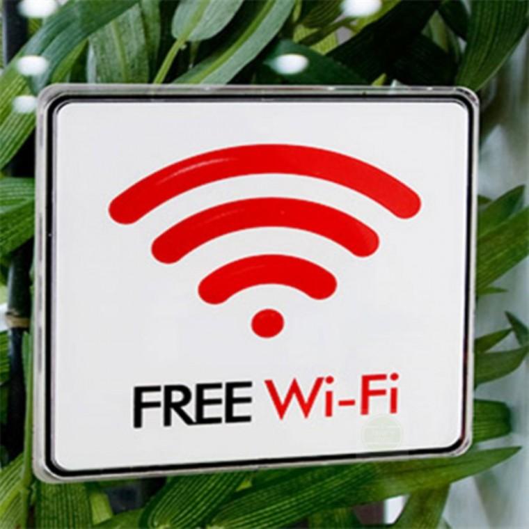 부착식 안내판 매장 카페 문패 Wi-Fi 와이파이 표지판 스티커 와이파이안내판 와이파이안내