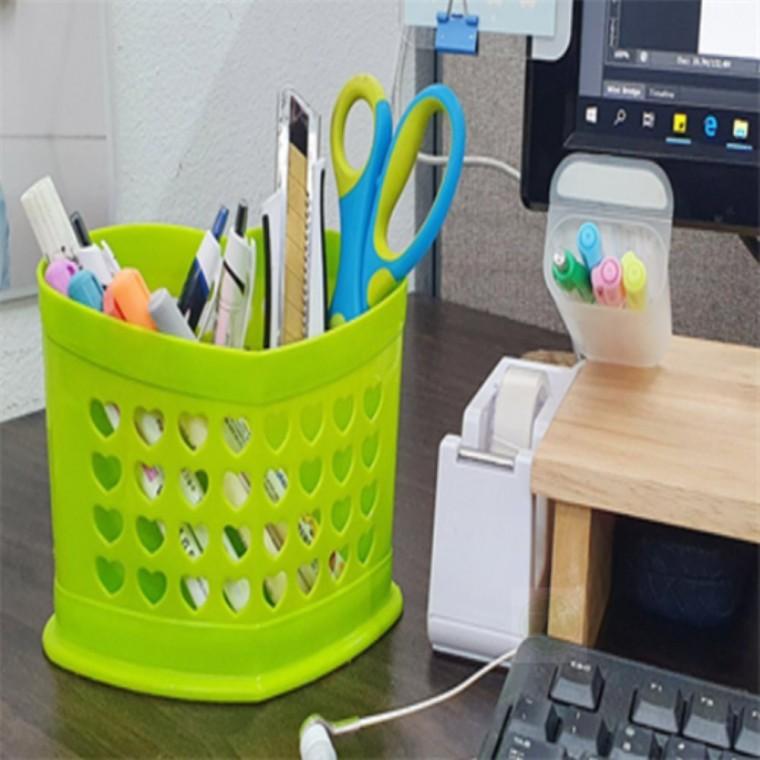 흡착식 욕실 주방 볼펜 수저 수납 꽂이통 연필통 사무실책상정리용품