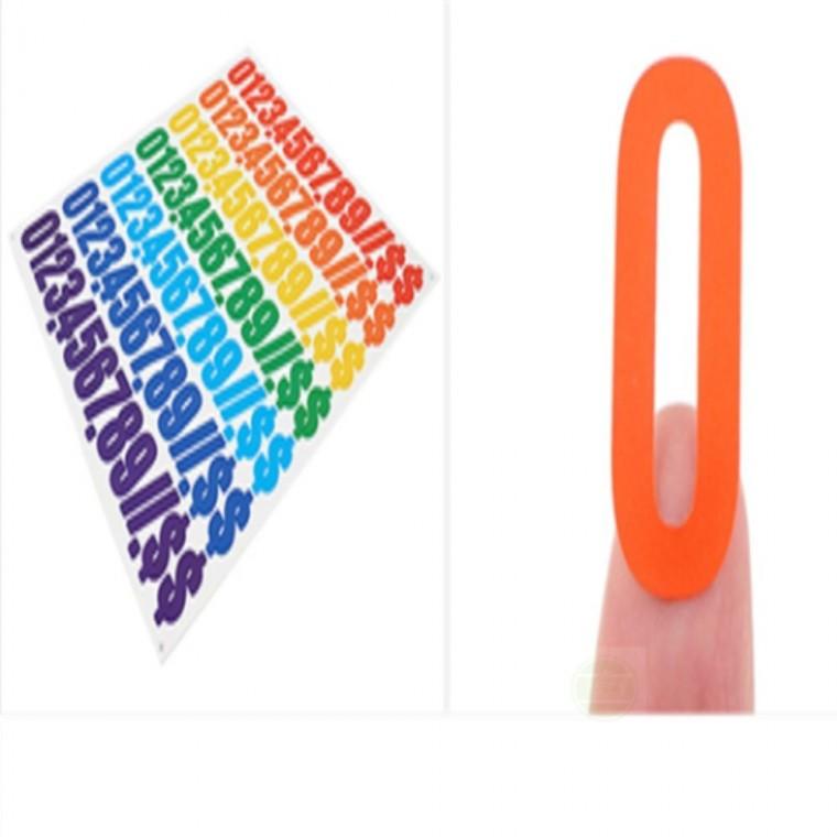 DIY 2.5cm 0-9 숫자스티커 다꾸 데코 스티커 숫자스티커1-10 스티커메모