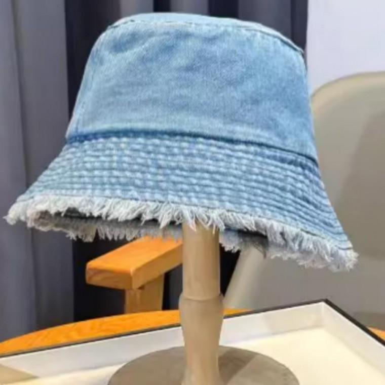 데님 버킷햇 벙거지모자 남녀공용 챙모자