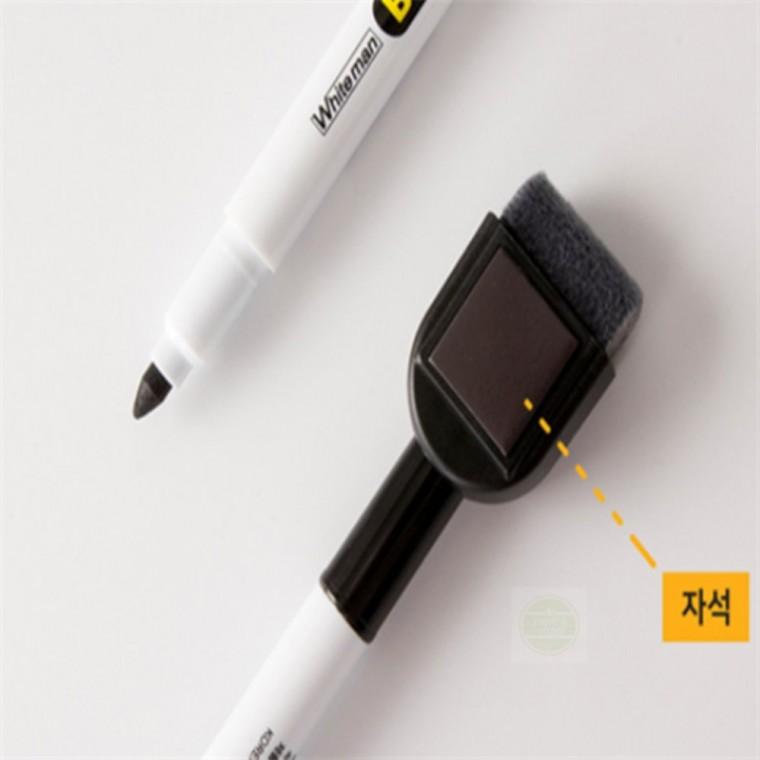 자석형 보드 마카펜 일체형 지우개 화이트보드 펜 보드마카 냉장고자석마카펜