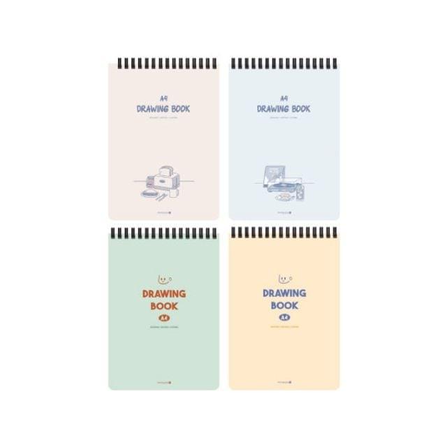 모닝글로리 7500 A4 스프링 드로잉북(상철)