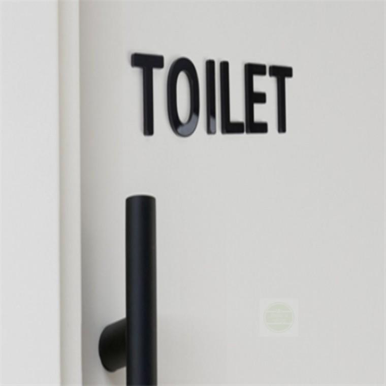 부착식 TOILET 입체표지판 화장실표시판 화장실표지판스티커