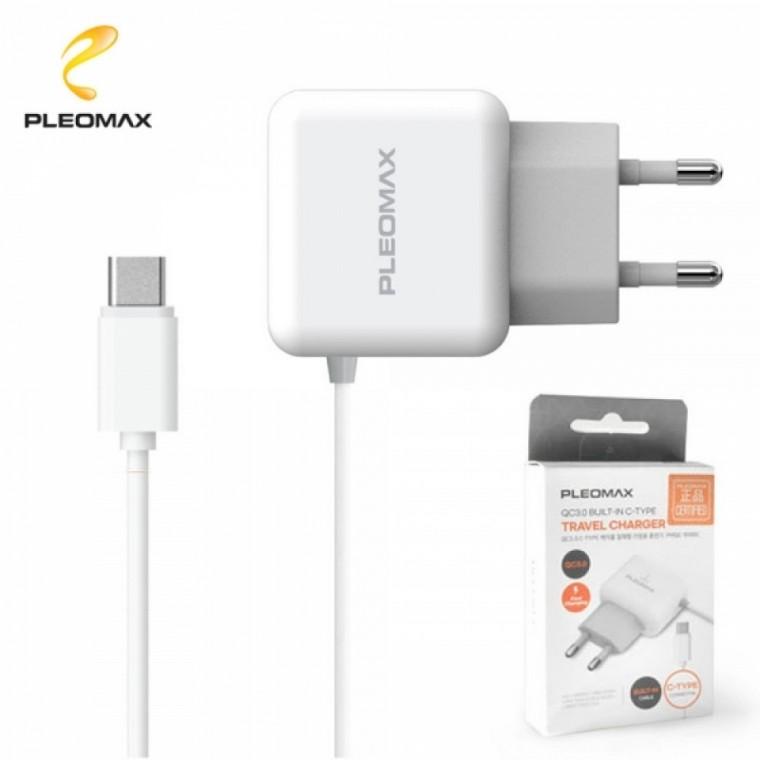 PLEOMAX C타입 일체형 급속 충전기 18W QC3.0 (PMQC-900C)