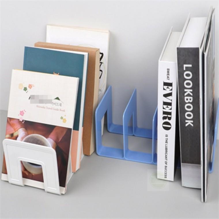 4칸 책꽂이칸막이 사무용 데스크 책꽂이 플라스틱책꽂이학교용 책꽂이인테리어