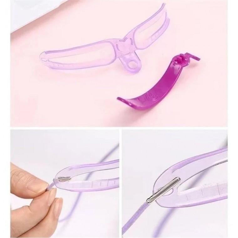 사이노텍 눈썹가드 세트 눈썹칼 얼굴솜털제거기 스킨플래닝 디자인 가드 드로잉