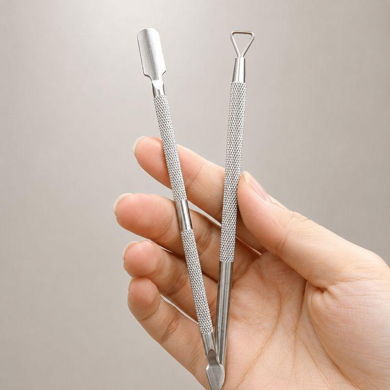 네일푸셔 큐티클제거 큐렛 쏙오프 푸셔 2종