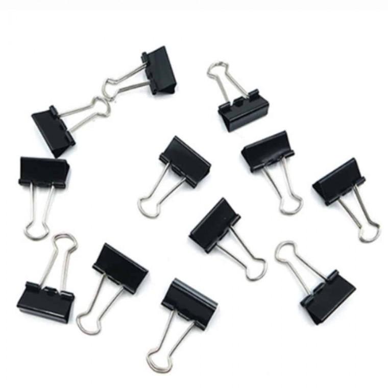 블랙클립 25mm 페이퍼클립 컬러클립