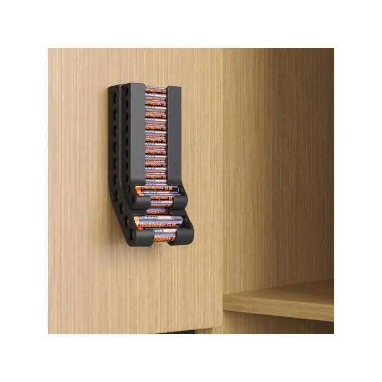 사이노텍 건전지보관함 홀더 디스펜서 케이스 AA AAA 키캡키링 가방걸이