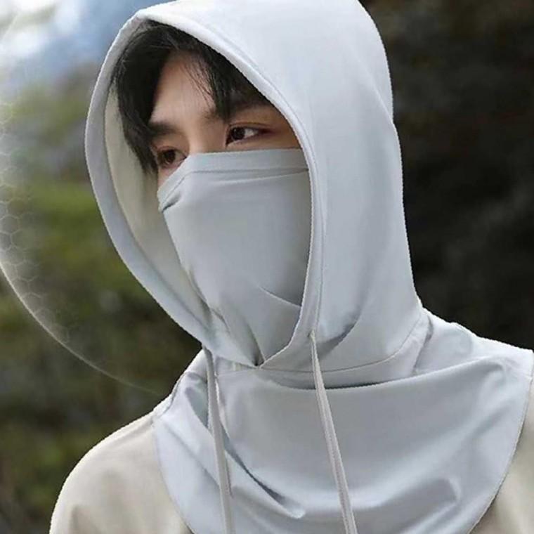 여름 햇빛 차단 아웃도어 러닝 후드 마스크 넥워머