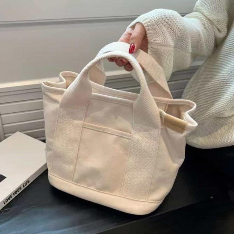 토트 데일리 캐주얼 백 캔버스백 여자토트백 여성토트백 캔버스토트백 도시락가방