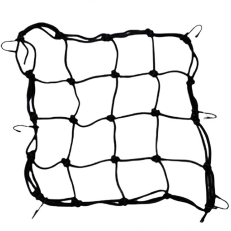 40x40cm 오토바이 헬멧 고정끈 로프 바이크 짐끈 그물망