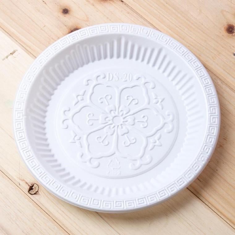 EAS 10p 롯데 이라이프 PS접시 20cm 일회용접시
