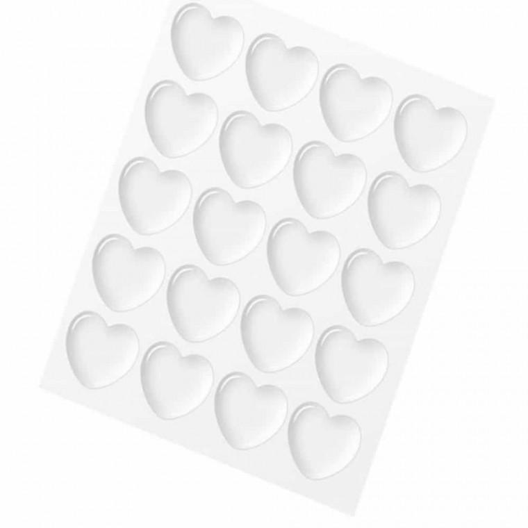 하트 에폭시 스티커 이쁜스티커 예쁜스티커 하트모양스티커 폰꾸스티커 스티커꾸미기