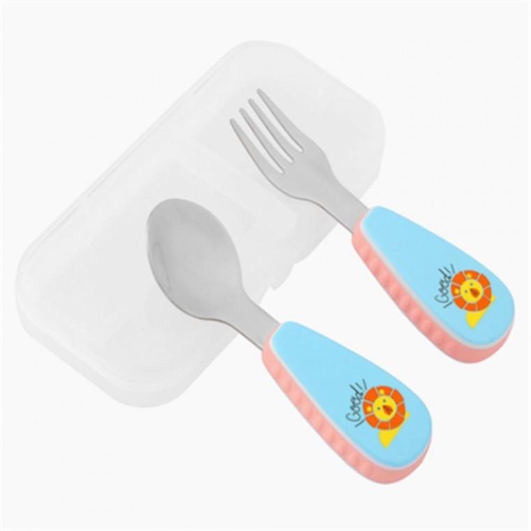 유아수저포크세트케이스 여아 유아스푼포크세트 아기수저포크세트스텐