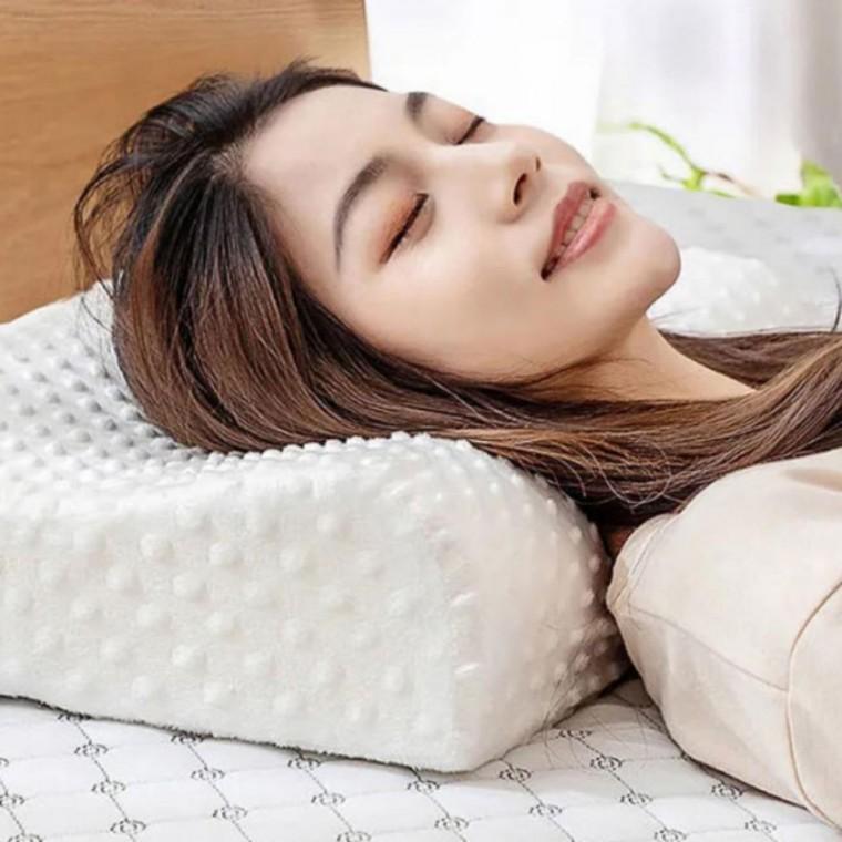 목편한 경추 베개 고밀도 메모리폼 숙면 수면 필로우 쿠션