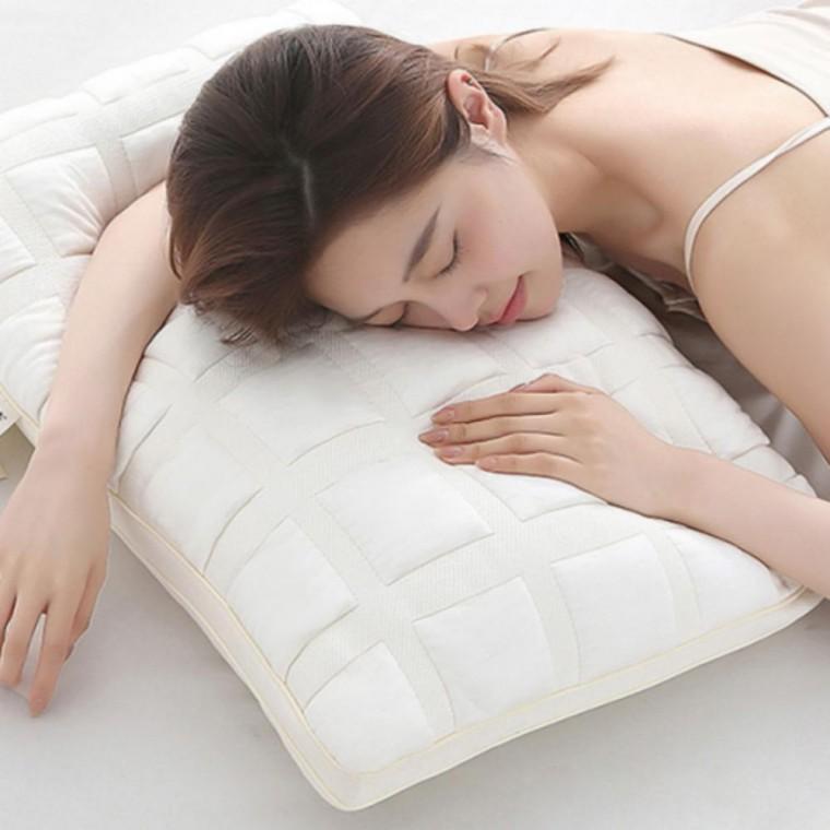 호텔 경추 베개 푹신한 부드러운 낮잠 낮은 필로우 옆으로