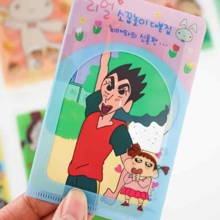포카파우치 포카바인더 포토카드홀더 포카케이스 미니홀더 짱구는못말려