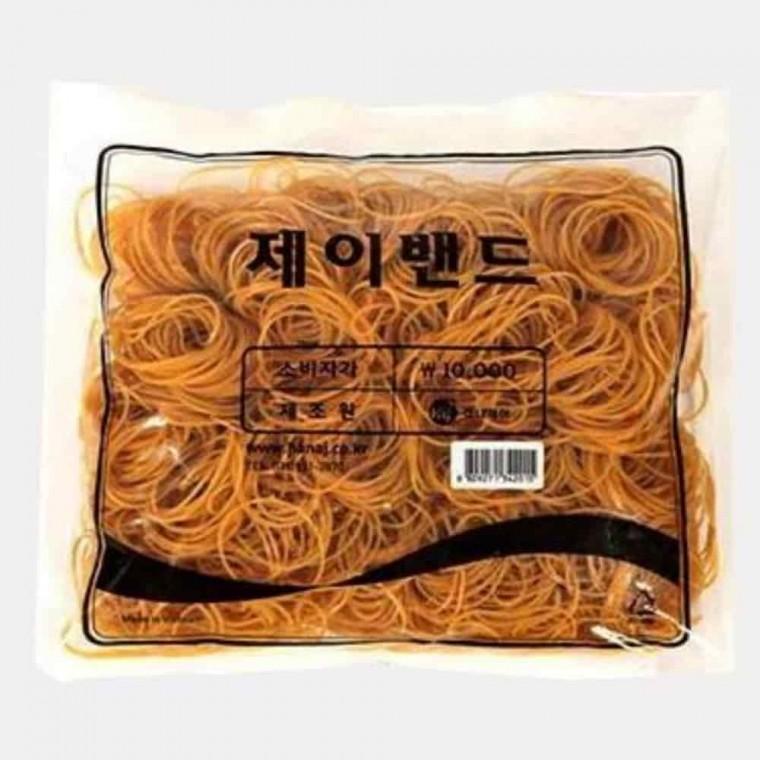포장용고무밴드 고무줄세트 노랑고무줄 노란밴드 고무줄 30mm