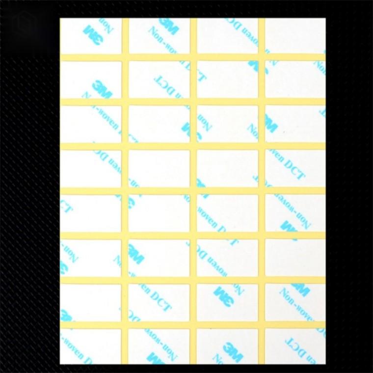 32P 부직포 양면테이프 사각형 25 x 50mm 인테리어테이프 사무용테이프 접착테이프