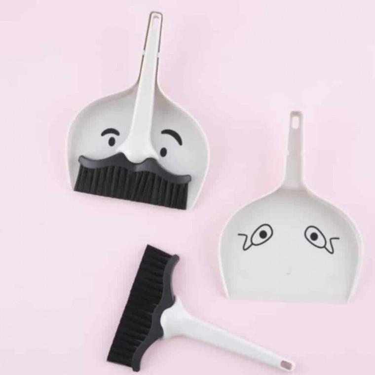 쓰레받기 실내빗자루 빗자루쓰레받기 빗자루쓰레받기세트 미니 책상빗자루