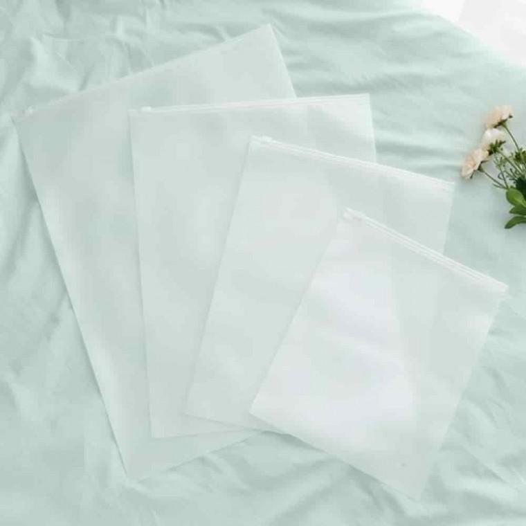 PE비닐봉투 보관백 정리정돈파우치 의류지퍼백 비닐백 10p