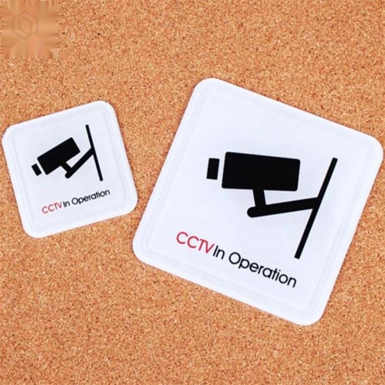 CCTV 녹화중 표지판 CCTV표지판 경고표지판 감시안내판