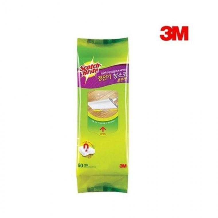 루미나D 3m 정전기 청소포 표준형 60매입 막대걸레 리필용